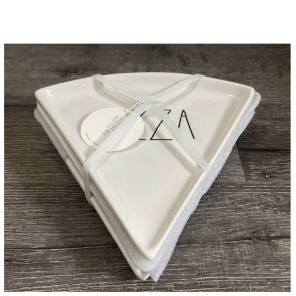 NEW Rae Dunn Pizza Plates - Picture 4 of 4
